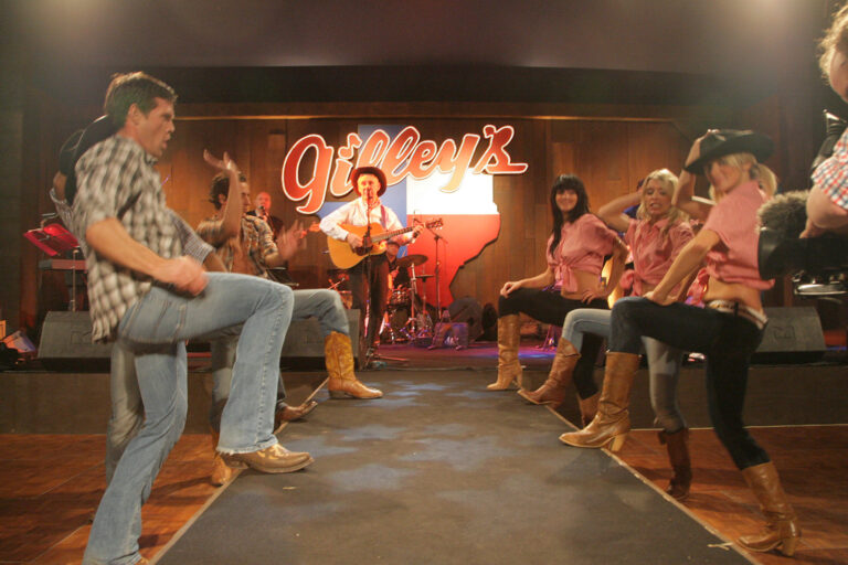 Country dancers and band at Honkey Tonk Blues themed event for British Red Cross London Ball