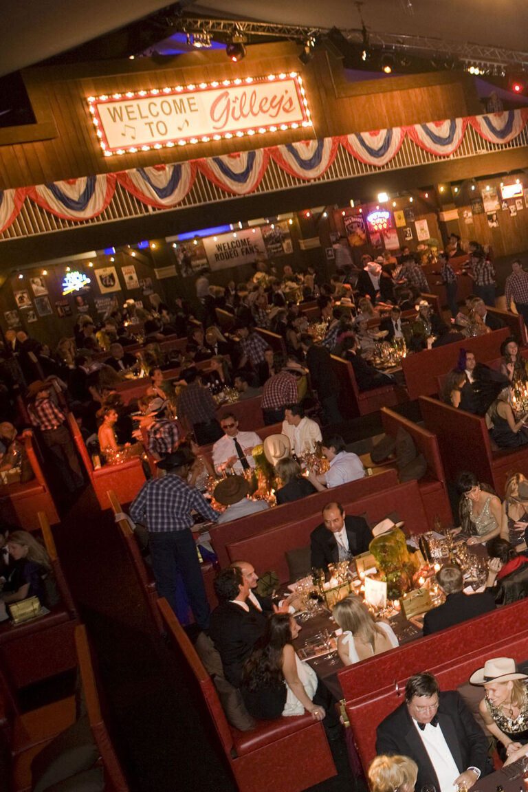 Dining tent at Honkey Tonk Blues themed event for British Red Cross London Ball
