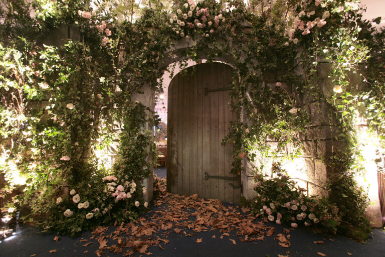The Secret Garden entrance at the British Red Cross London Ball