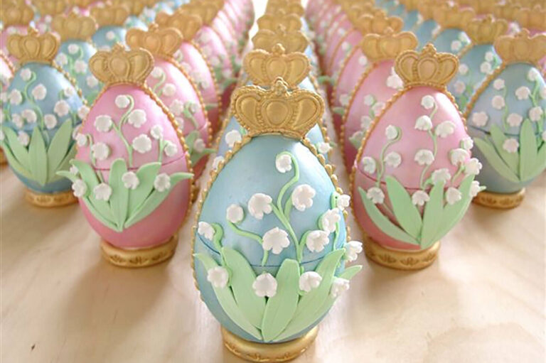 Chocolate Faberge Eggs for Elton John’s White Tie & Tiara Ball