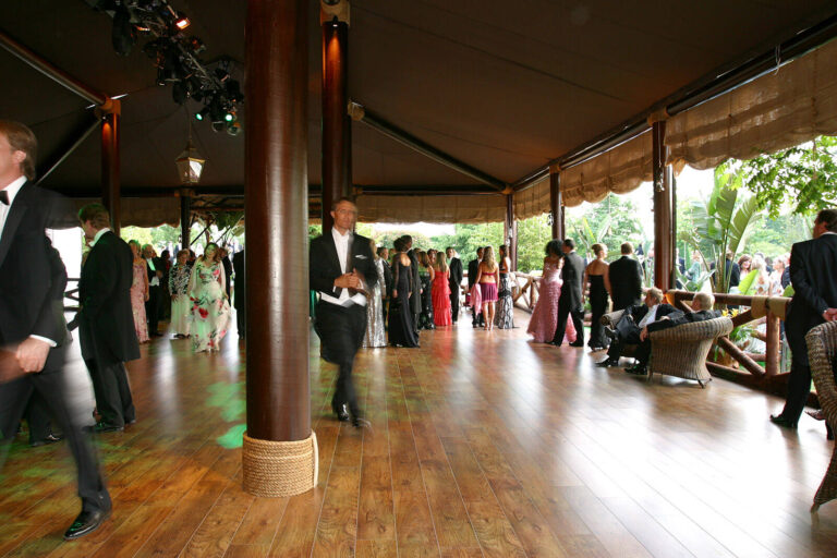 African game lodge interiors for Elton John’s White Tie & Tiara Ball